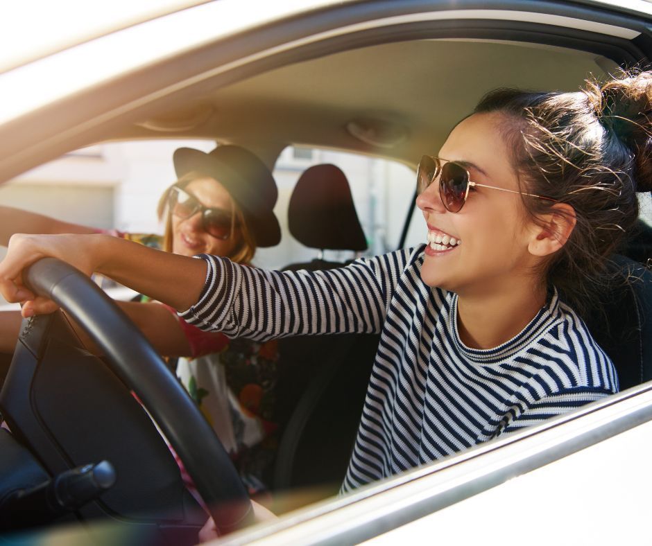 Businesswoman Driving Her Car — Morton Grove, IL — The Insurance Pros