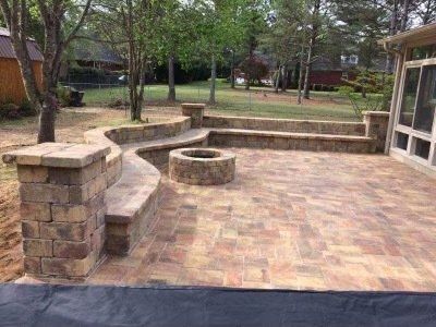 Hardscape in the Backyard — Montgomery, AL — Lawns by Scott