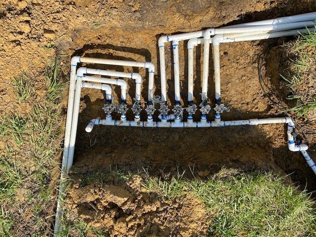Sprinkler System Pipes — Montgomery, AL — Lawns by Scott