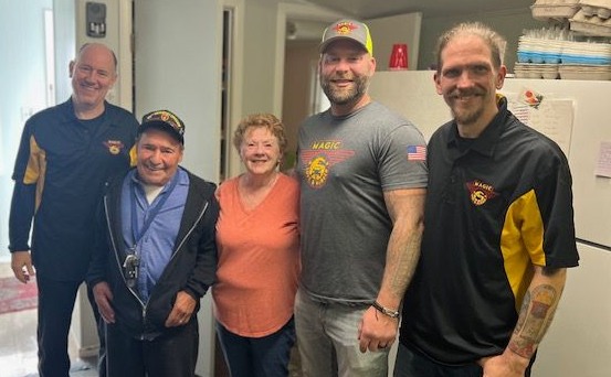supporting the volunteers at Our Lady Star of the Sea