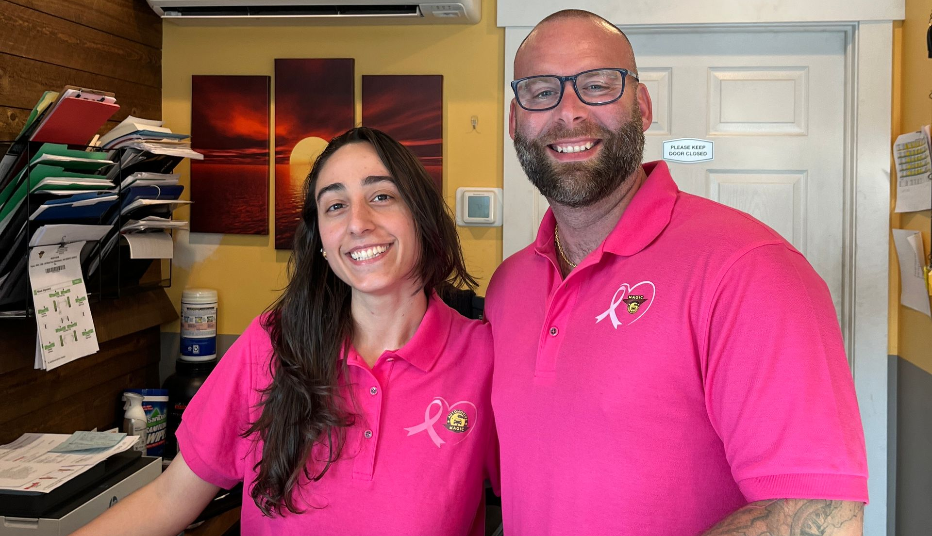 Lauren and Will at Magic Lube & Rubber