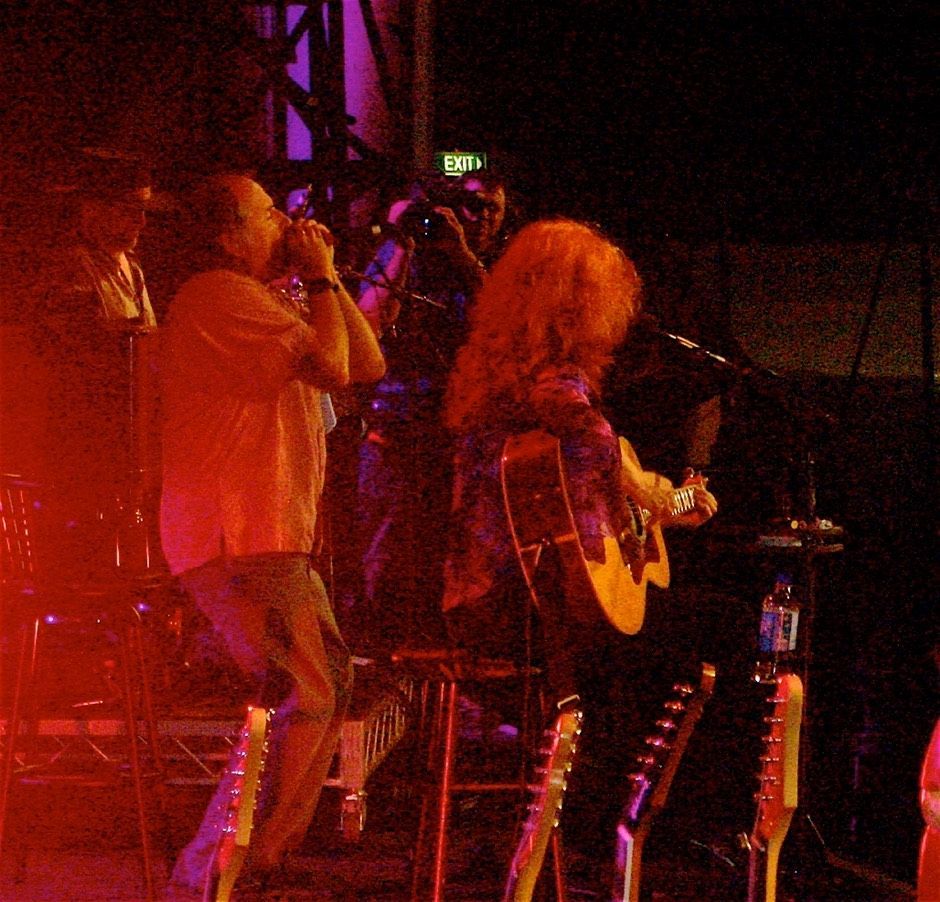 Byron Bay Blues and Roots Festival  David on harp  Australia 2011