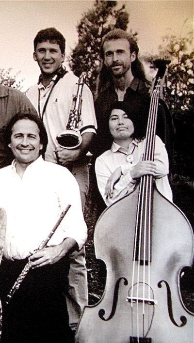 John Mattern ,Brent Rampone and Mona Gnader  with the Mendocino Allstars 1983