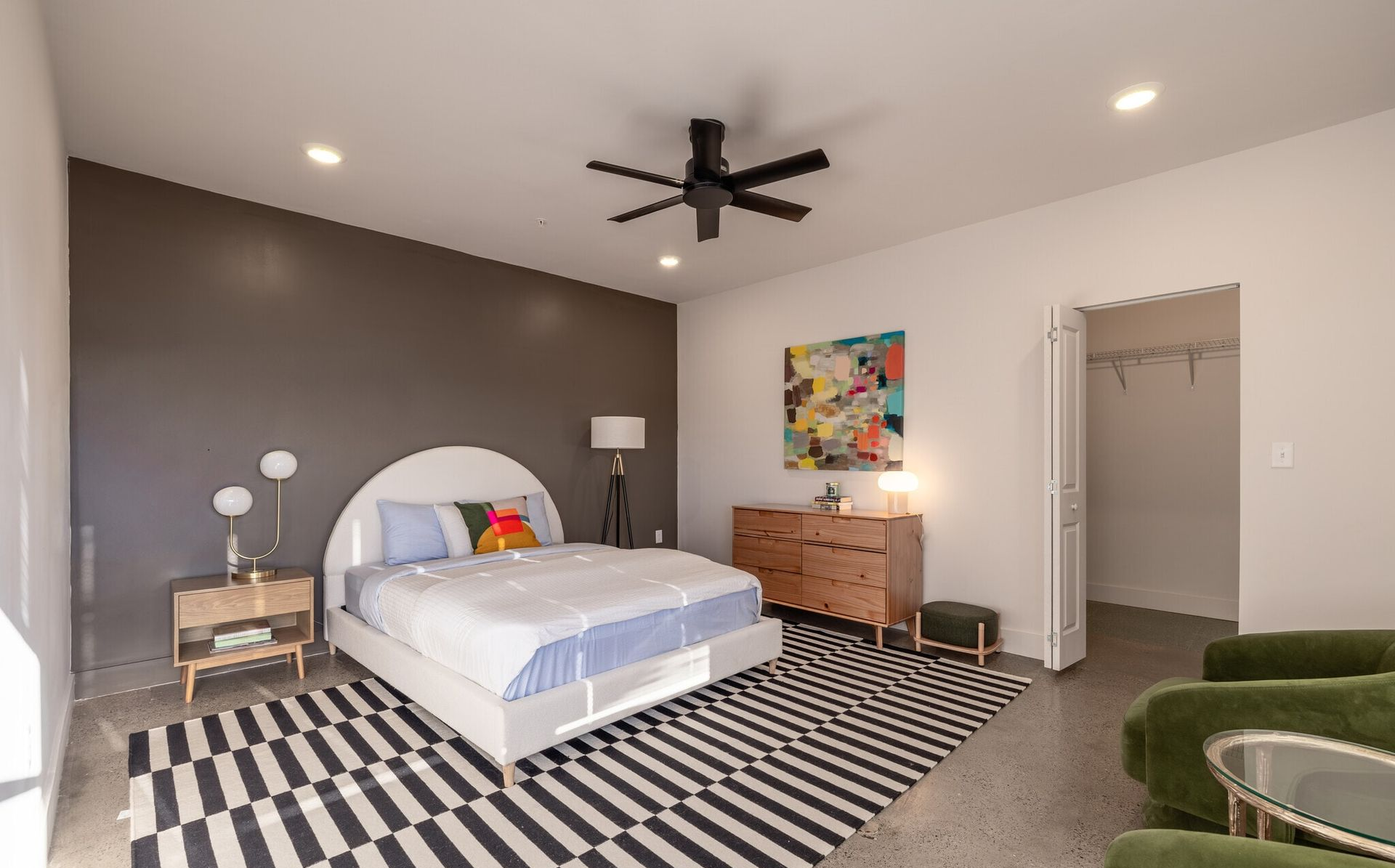 Flats at SoMa Interior Bedroom 1