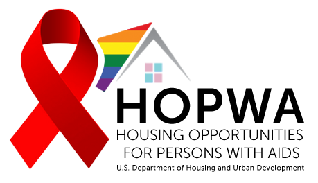 The logo for hopwa housing opportunities for persons with aids