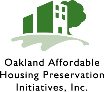 The logo for oakland affordable housing preservation initiatives inc.