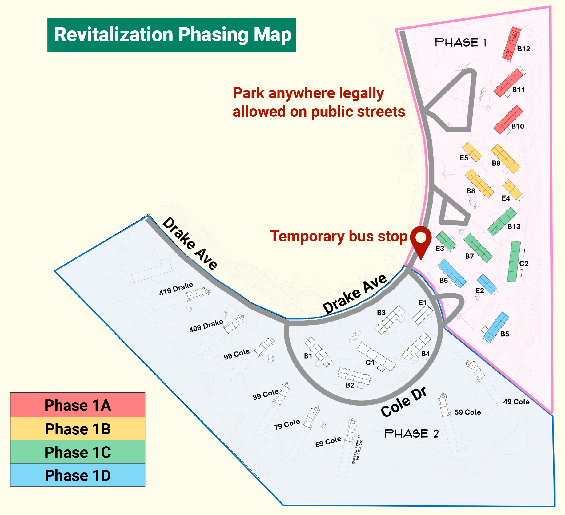 Revitalization Phasing Map