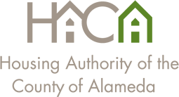 The logo for the housing authority of the county of alameda