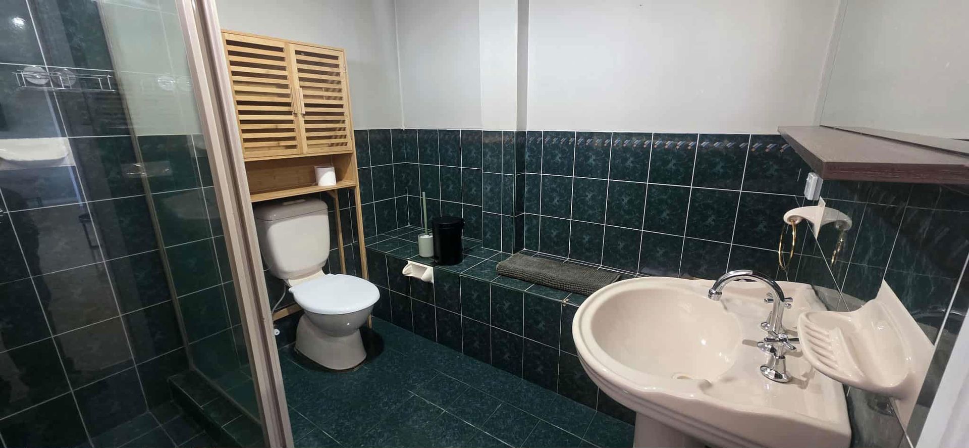 Cleaned Bathroom Post Construction