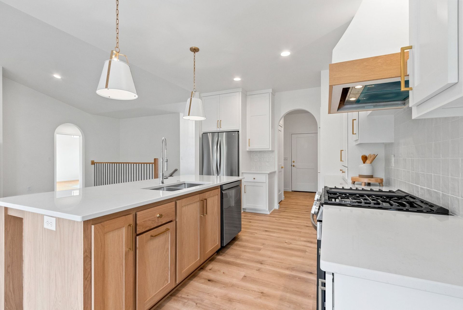 Heirloom custom cabinets in kitchen 4