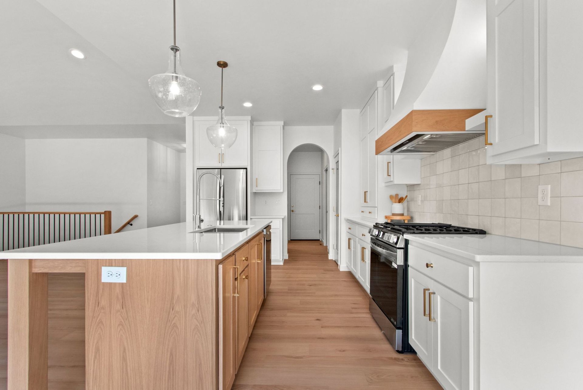 Heirloom custom cabinets in kitchen 12