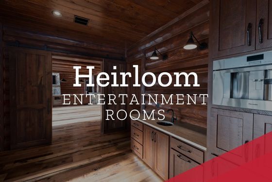 Heirloom cabinets for entertainment rooms