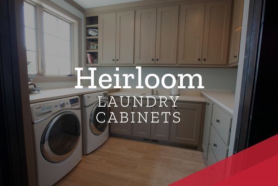 Reimagined Laundry Spaces include Custom Cabinetry