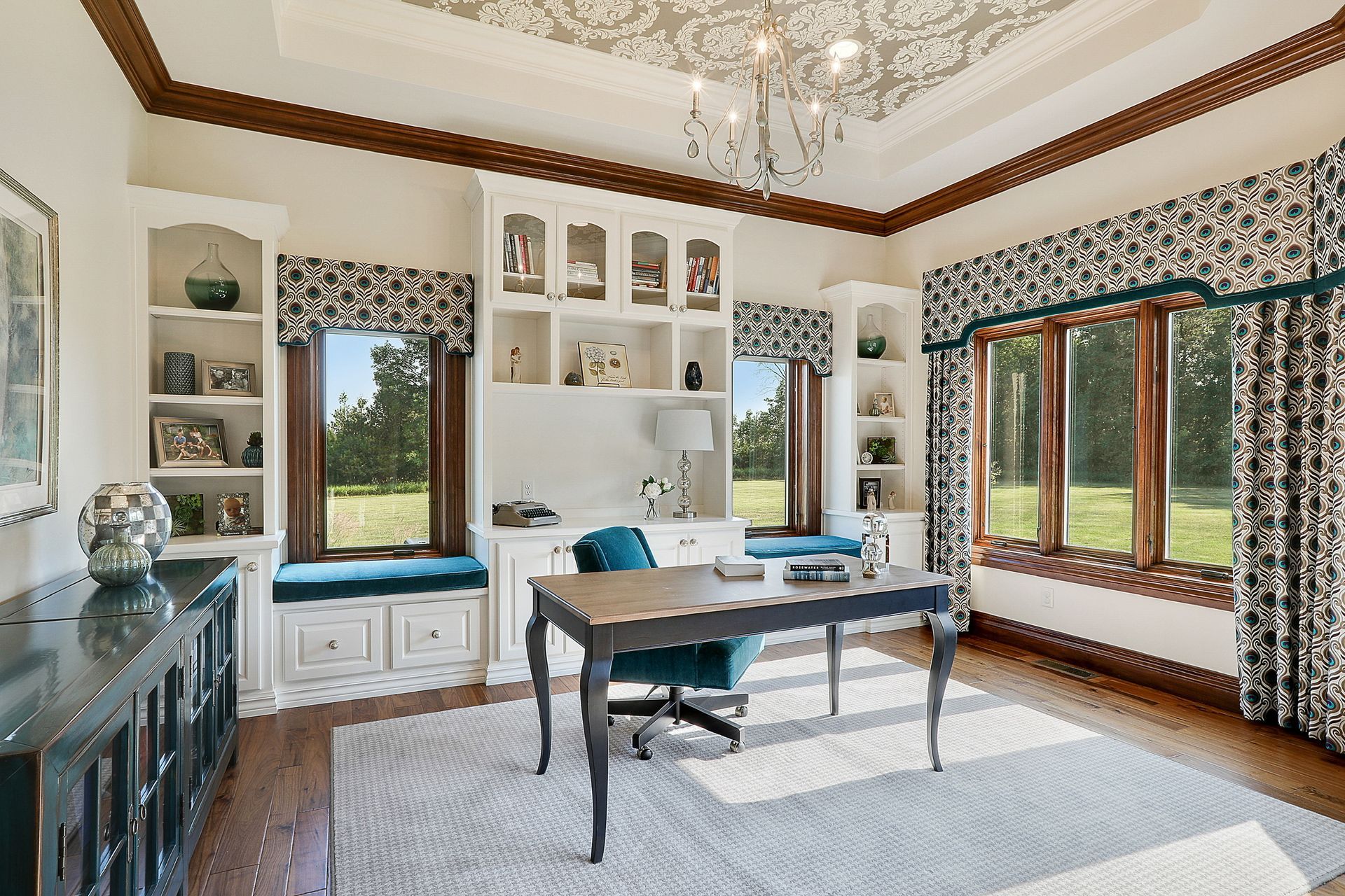 heirloom custom cabinets for sitting rooms - 2