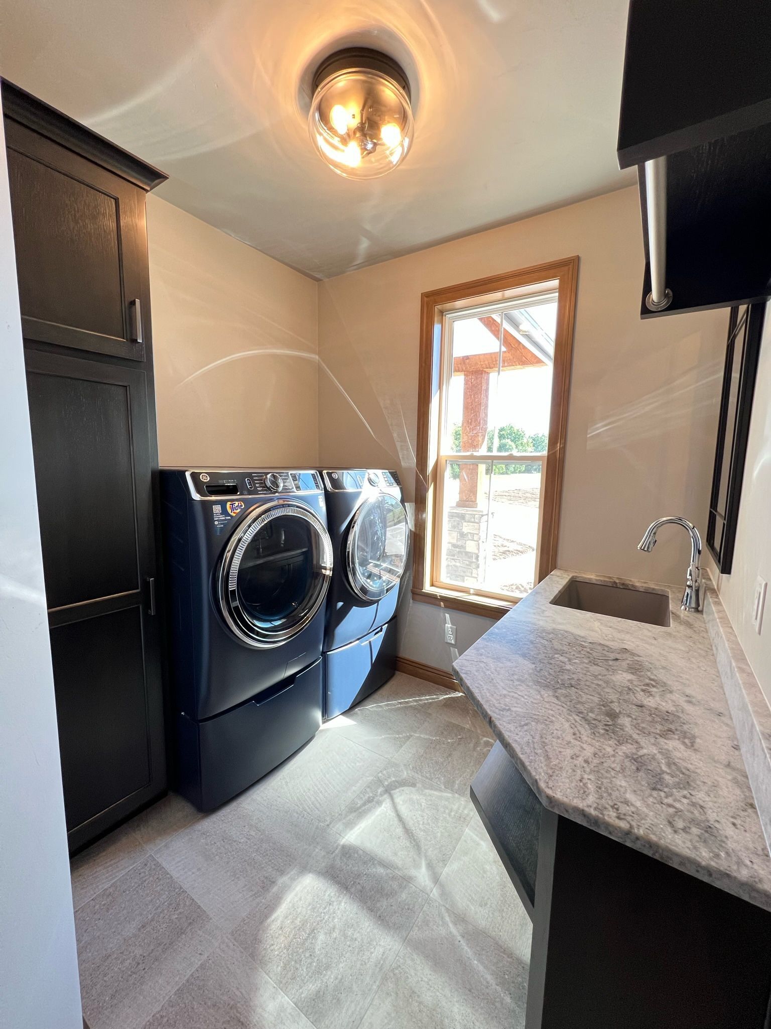 custom cabinets for laundry rooms - 9