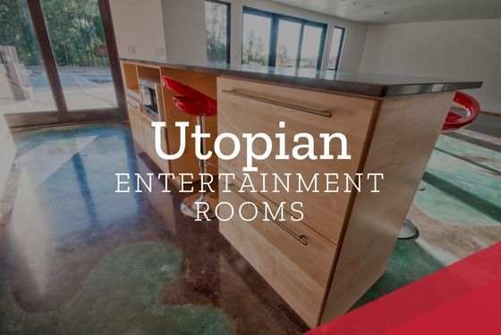 Utopian Cabinets for entertainment rooms