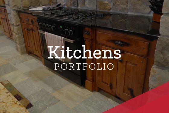 custom kitchen cabinet portfolio