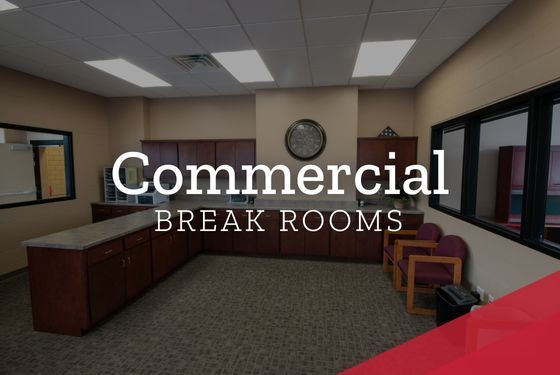Custom Cabinets for commercial break rooms