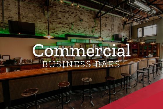Custom Cabinets for commercial business bars