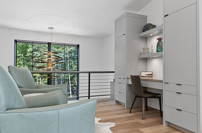 custom cabinets in office