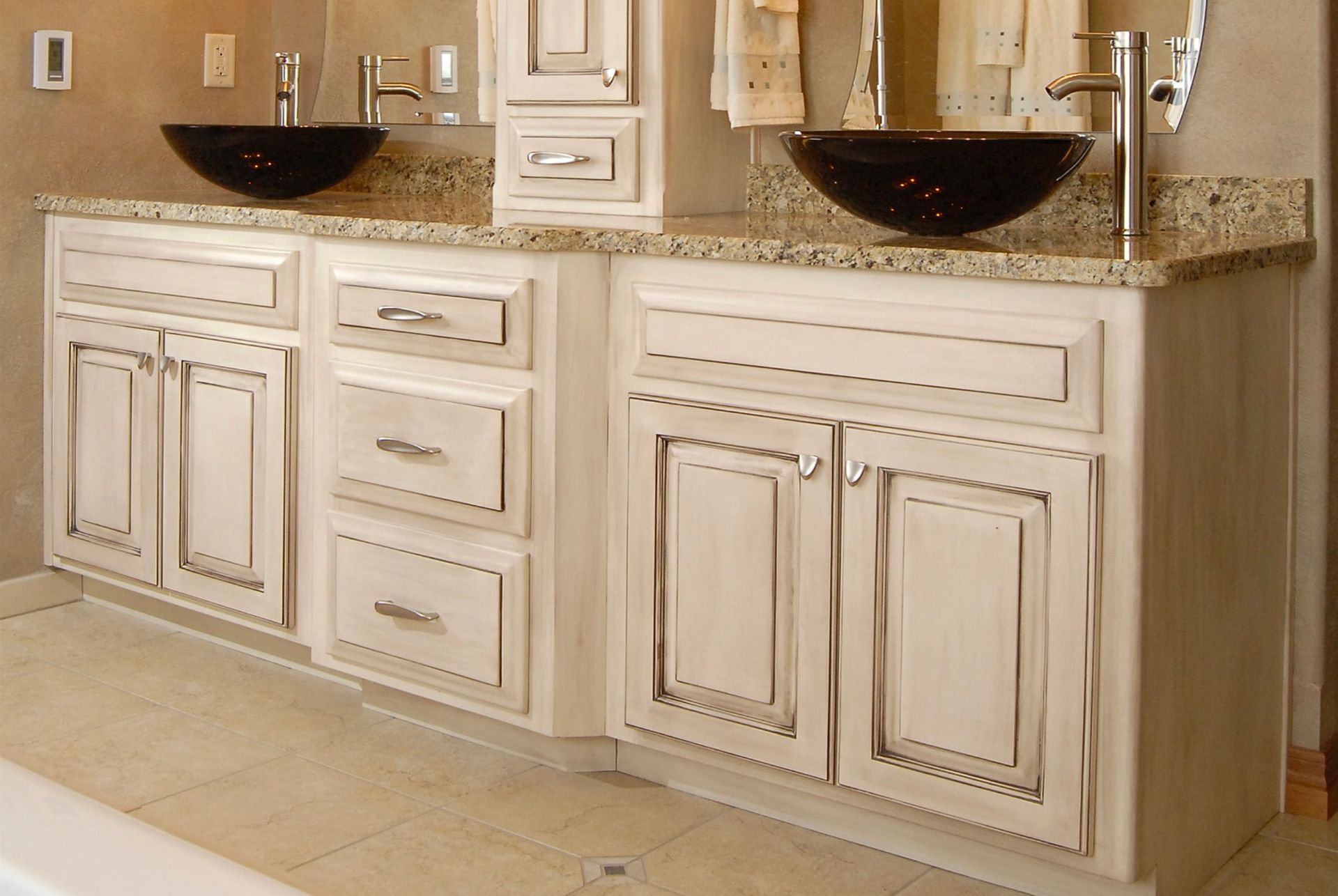 heirloom custom bathroom cabinets - 6