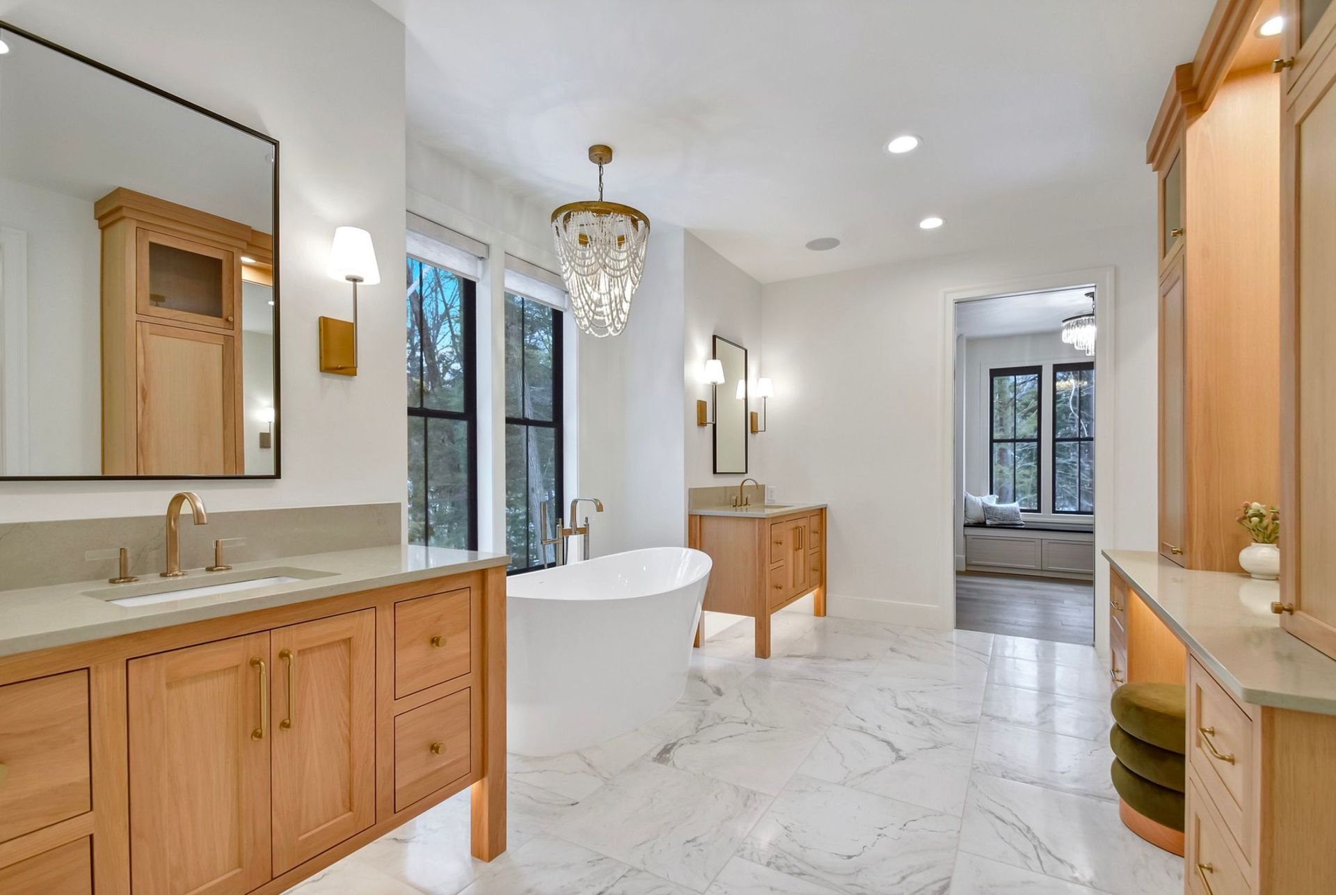 heirloom custom bathroom cabinets - 2