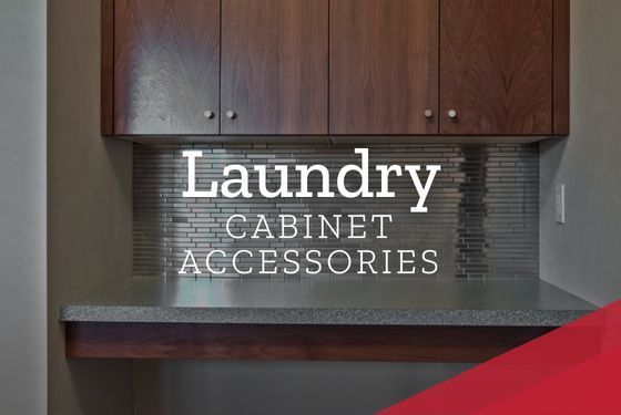 laundry cabinet accessories