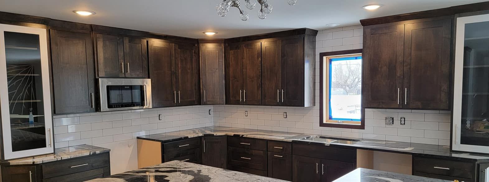Finished Kitchen Tile Backsplash