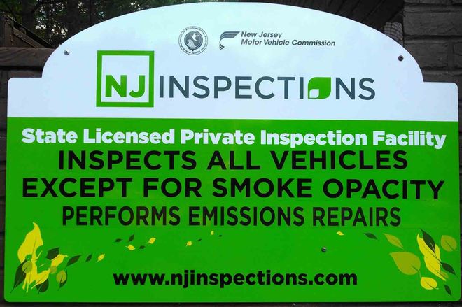 NJ inspection sign