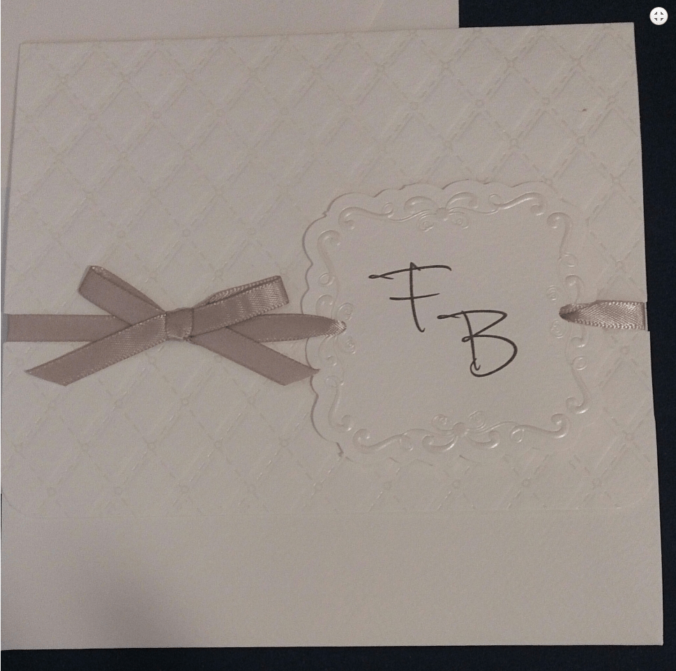 Biglietto di invito ad una cerimonia