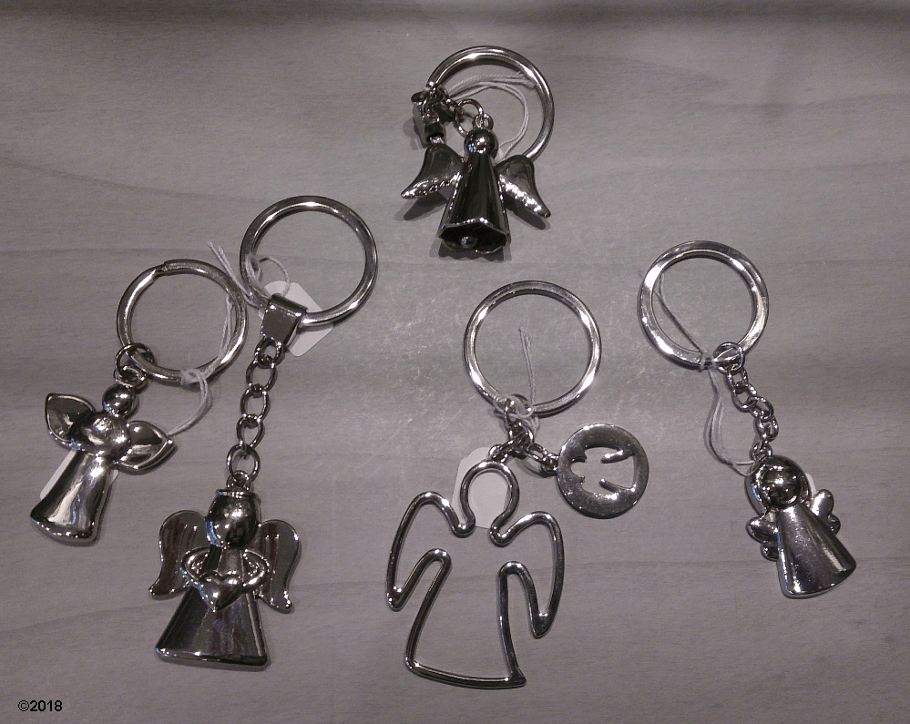 portachiavi a forma di angeli