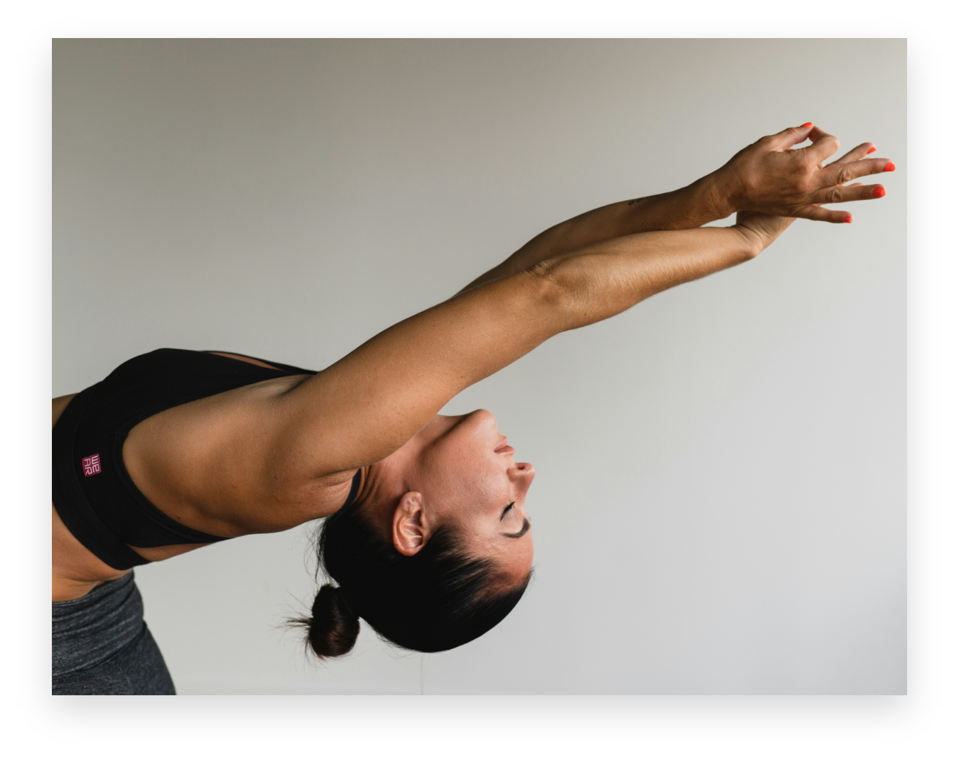 girl in yoga pose