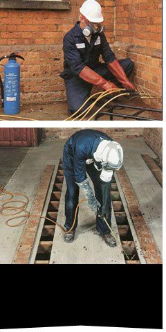 Damp proofing - Oxford, Oxfordshire - Damprot Renovations Ltd - Man working on renovation