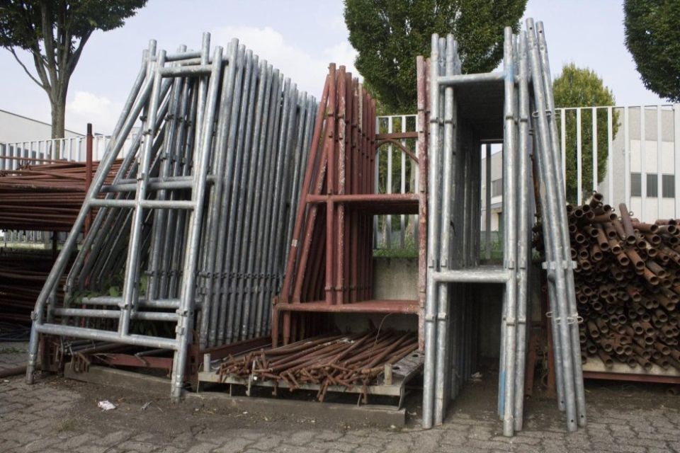 Ponteggi in deposito