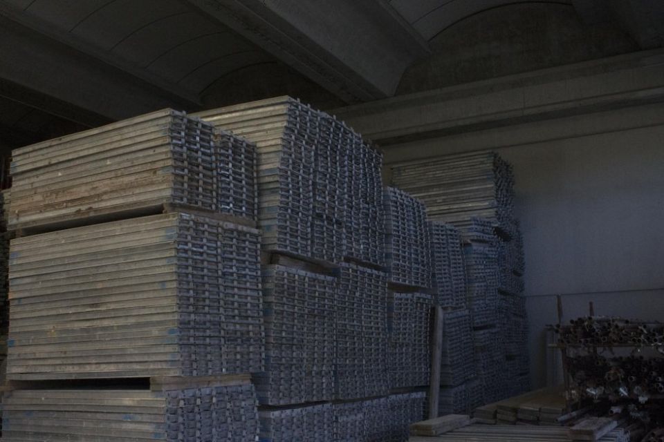 Materiali per ponteggi