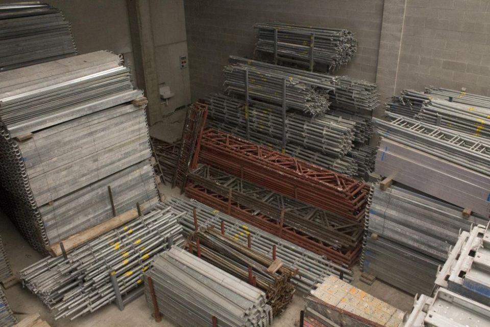 Materiali per ponteggi