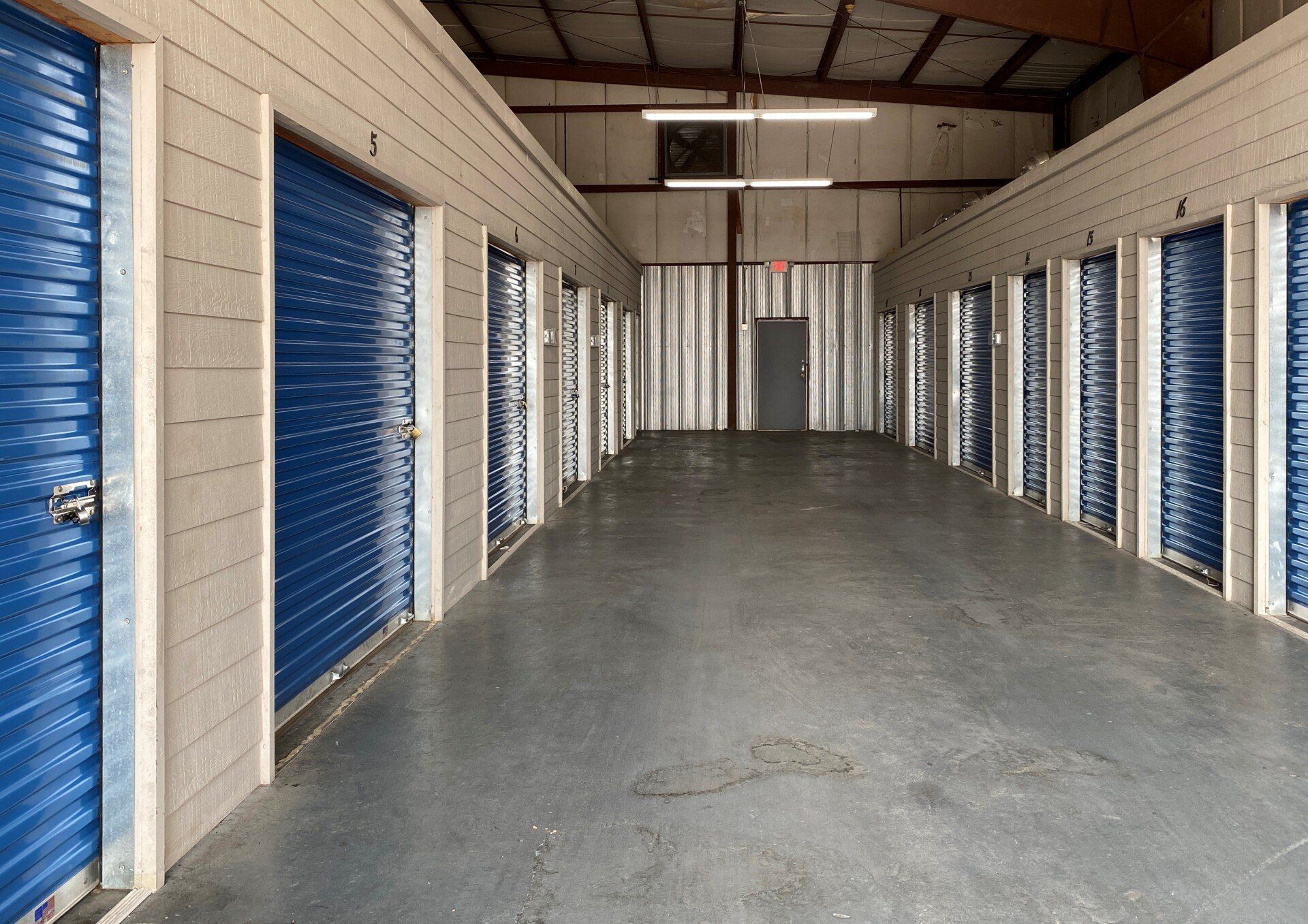 Storage Facility Hallway — Florence, AL — Florence Blvd. Self Storage
