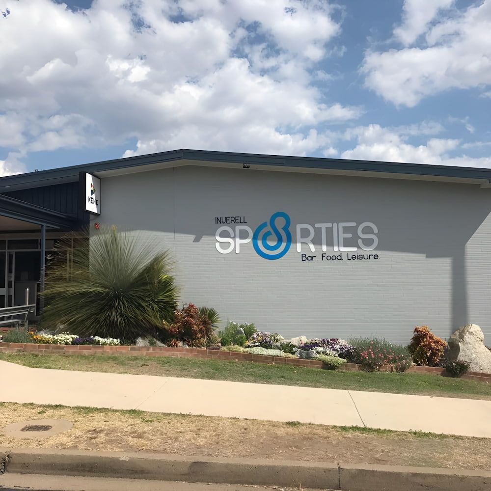 A Building With The Word Sports On It — Inverell Sporties in Inverell, NSW