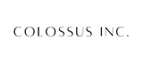 A black and white logo for colossus inc.