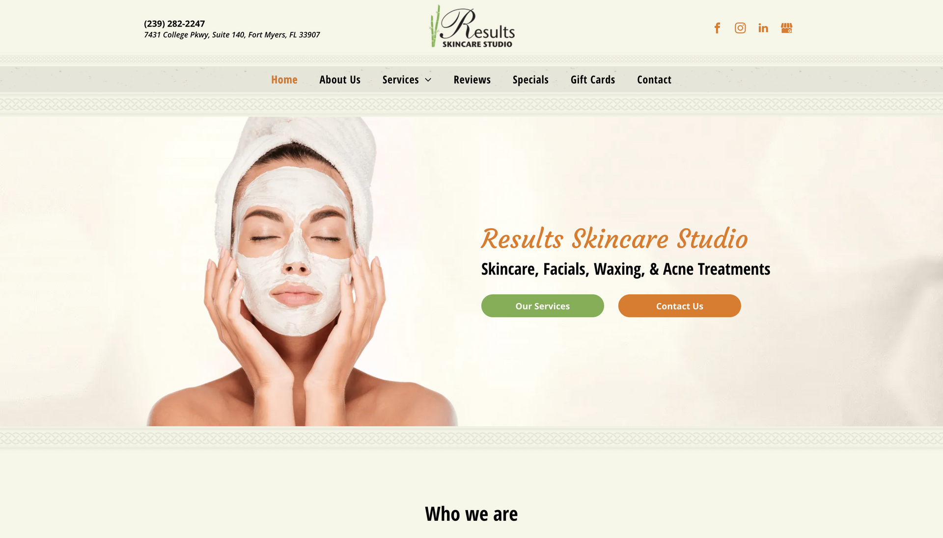 A woman with a towel wrapped around her head is wearing a white mask on her face.