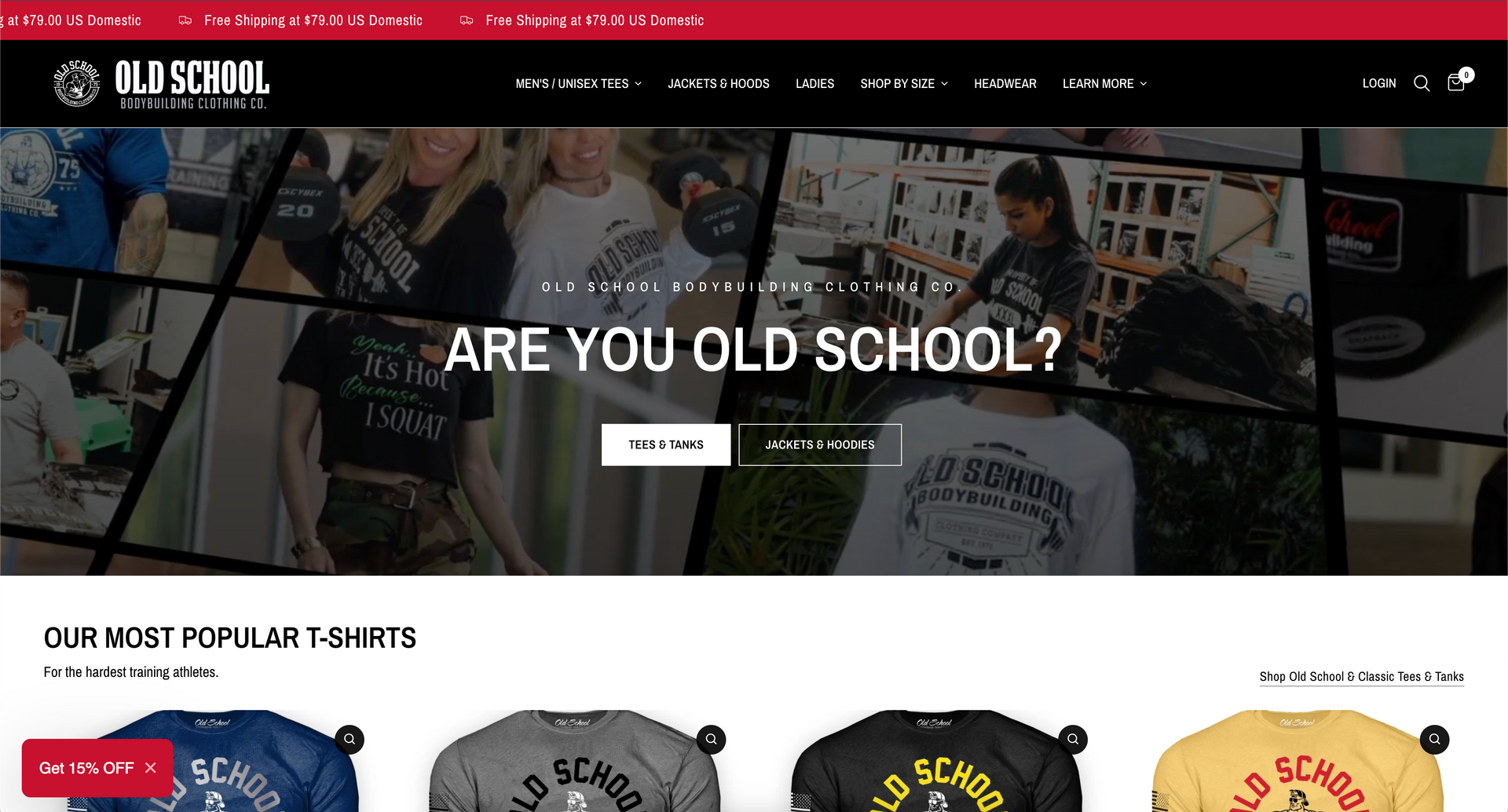 A screenshot of a website that says `` are you old school ''.