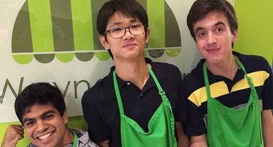 Sponsored students at Wayne's Cup