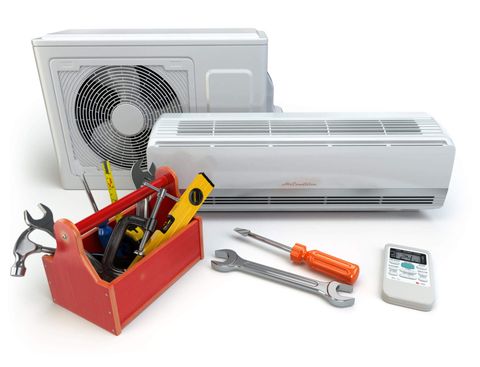 Air conditioner with tools - R & D Refrigeration, Inc. in Phoenix, AZ