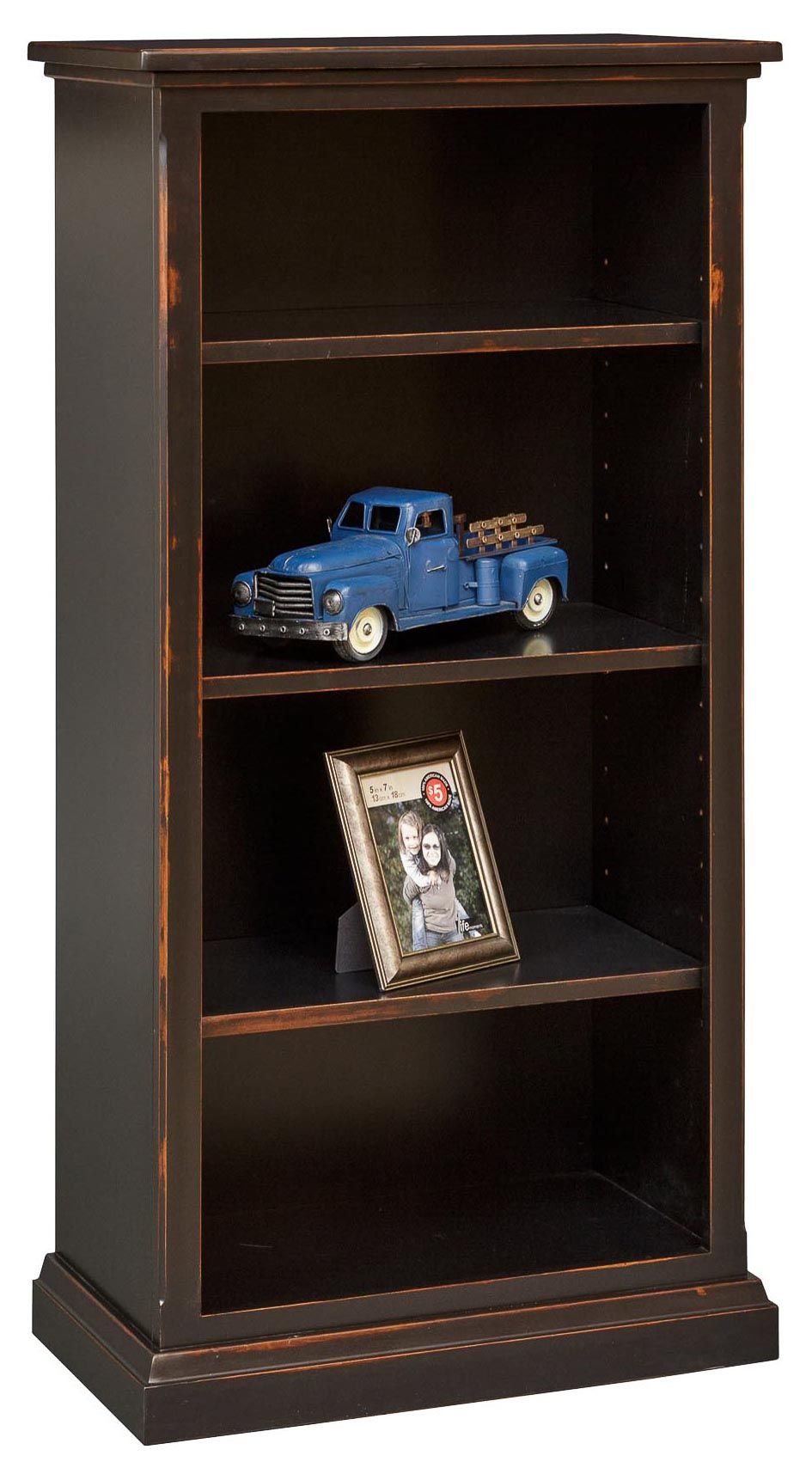 Four-Shelf Plain Bookcase — Honey Brook, PA — Blue Ridge Furniture