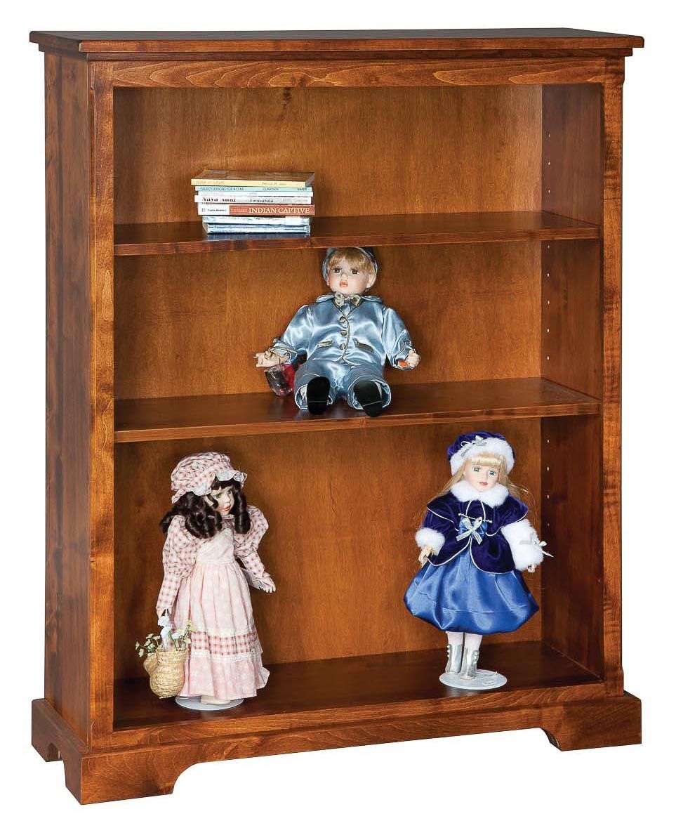 Three-Shelf Shaker Bookcase — Honey Brook, PA — Blue Ridge Furniture