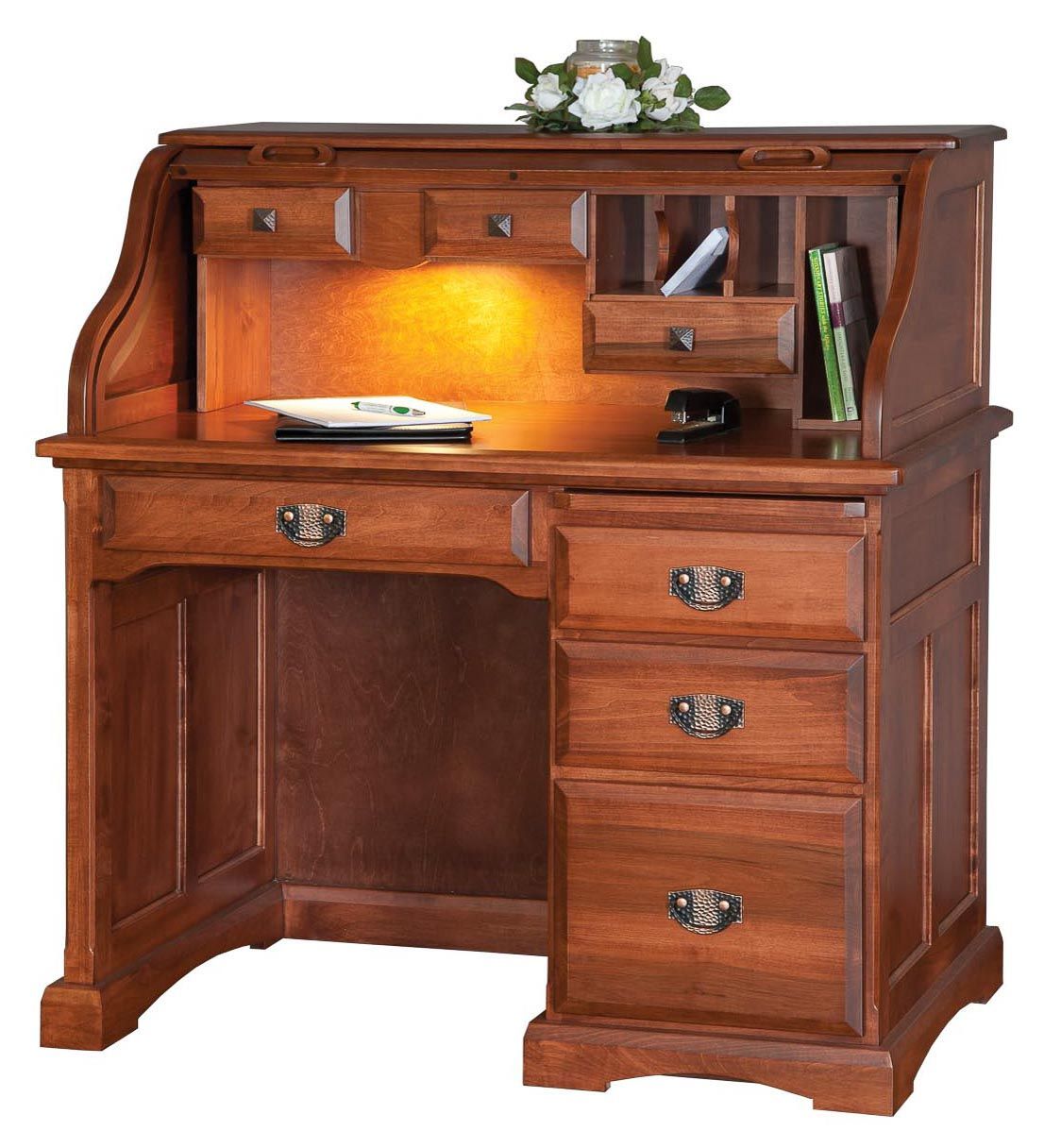 Mission Roll Top Desk — Honey Brook, PA — Blue Ridge Furniture