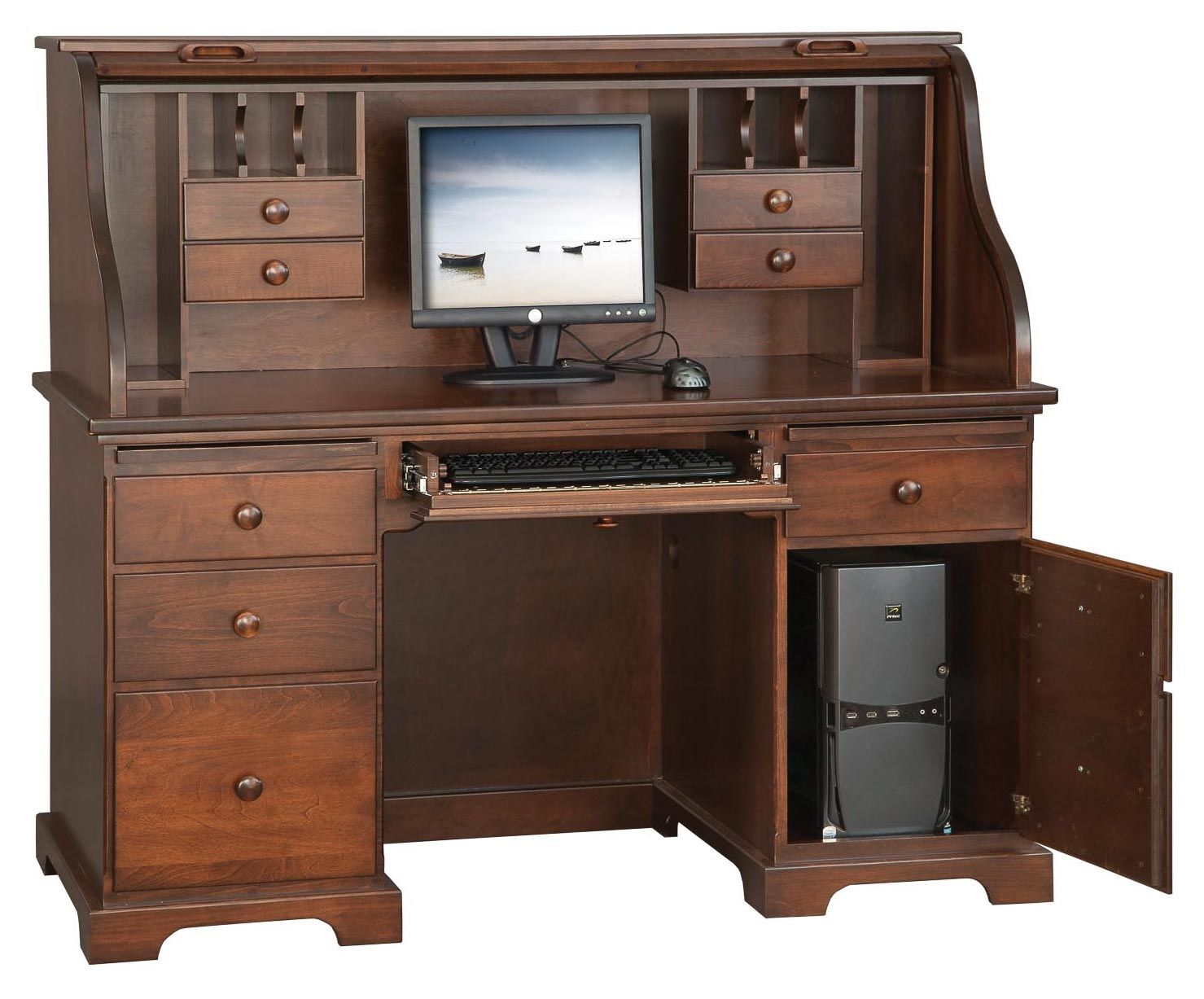 Shaker Roll Top Desk — Honey Brook, PA — Blue Ridge Furniture