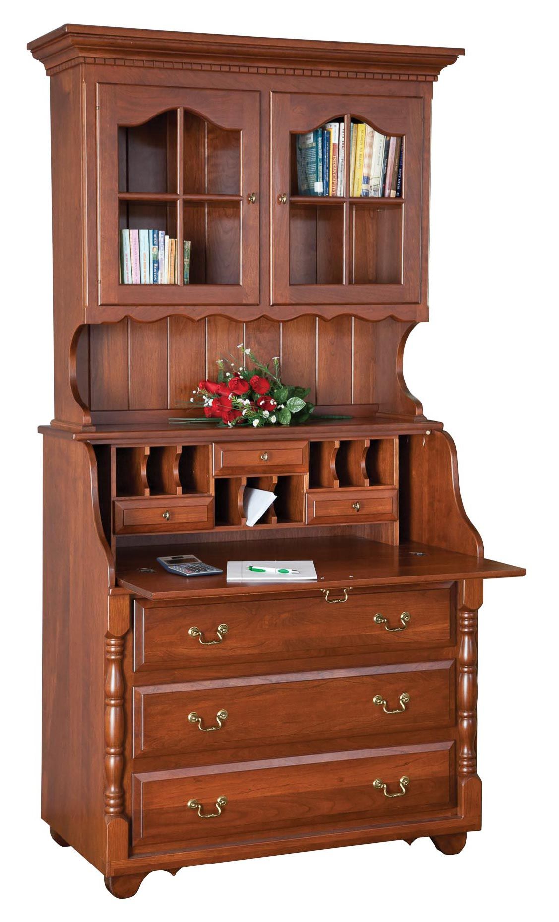 Secretary Desk with Hutch — Honey Brook, PA — Blue Ridge Furniture