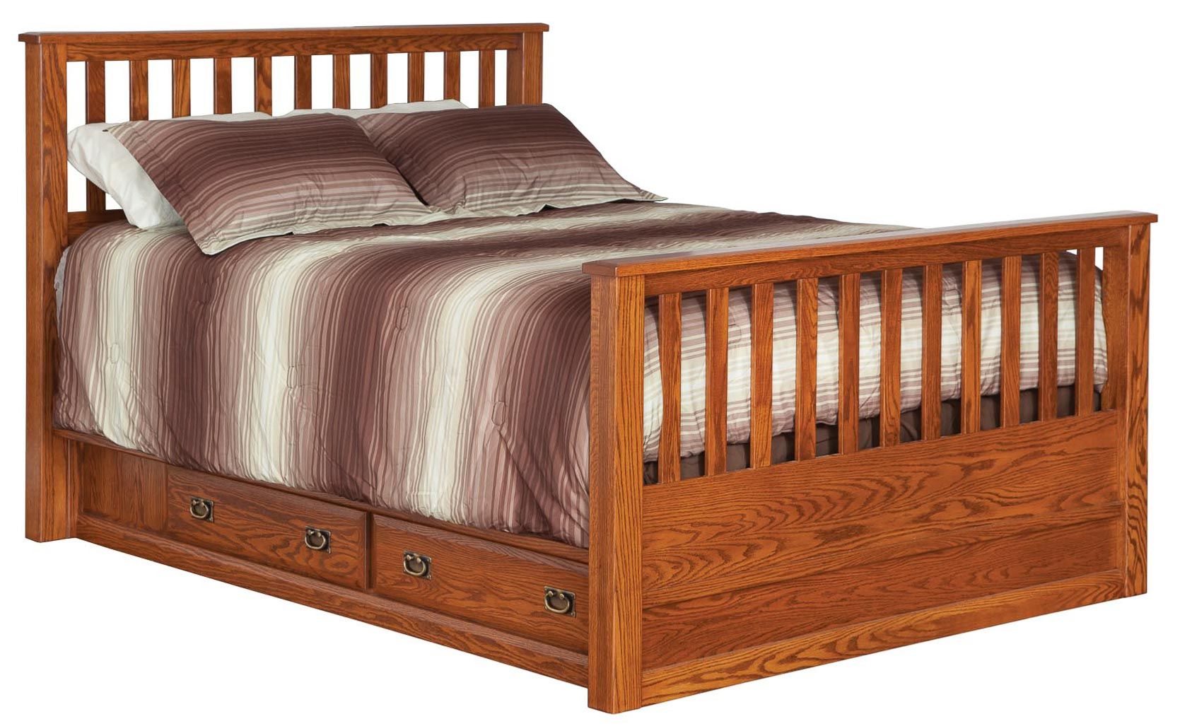Mission Slatted Bed — Honey Brook, PA — Blue Ridge Furniture