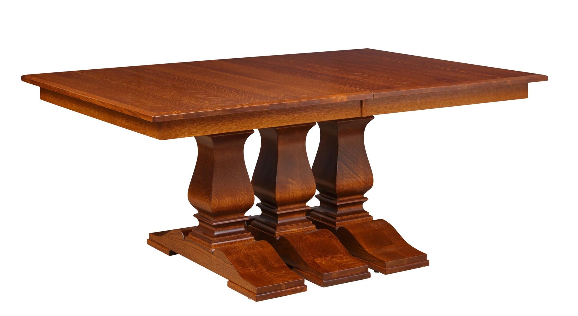 Bridgeport Triple Pedestal Table — Honey Brook, PA — Blue Ridge Furniture